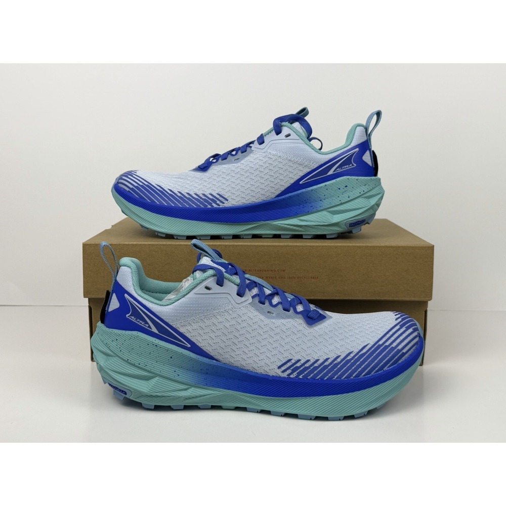 Altra Experience Wild 2 Trail Running Shoe Women Size 8.5 Light Blue/Blue